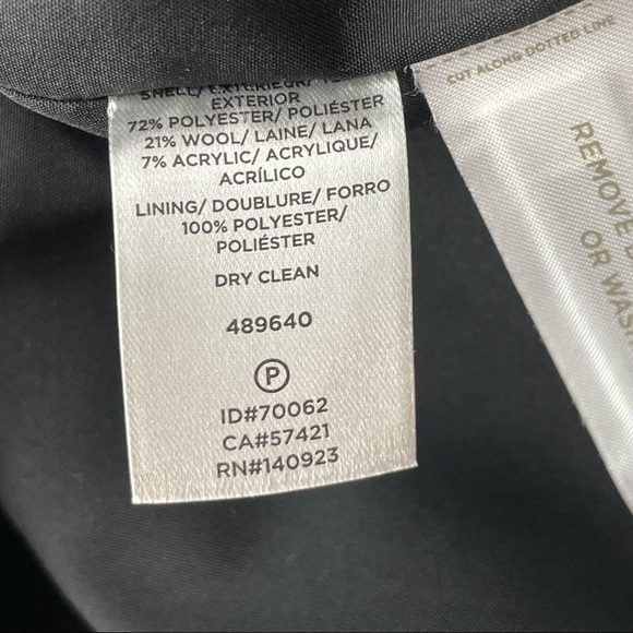 LOFT NWT LEOPARD ANIMAL PRINT WOOL BLEND GRAY BLACK COAT JACKET LARGE - Picture 9 of 9